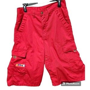RED APE Swag Shorts Size 32 Red Cargo